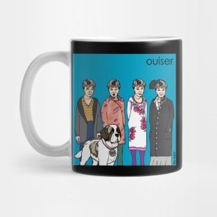 Funny Ouiser Boudreaux Parody Album Cover Blue Mug